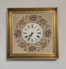 Wanduhr mit Reuge Spielwerk / Wall Clock with Reuge Musical Movement