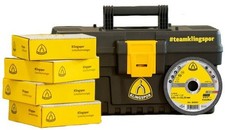 Klingspor 100x Trennscheibe A60 Extra 125x1x22,23 mm inkl. GRATIS Werkzeugbox