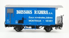 LGB G 4029 Gedeckter Güterwagen "Boissons Riviera S.A., Gk 518" MOB