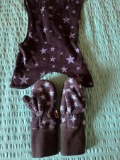 Pikapoo Halstuch und Handschuhe, von Jakoo, mit Sternen drauf, gebr.