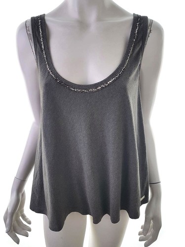 Glam top grau - top,