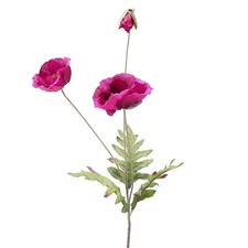 Kunstblumen deko mohnblume mit - deko,