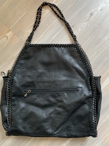 Weiche ledertasche schwarz - weiche,