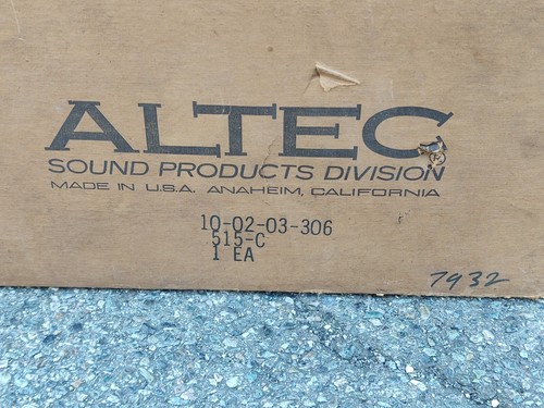 Altec leerkarton für 416 - altec, /