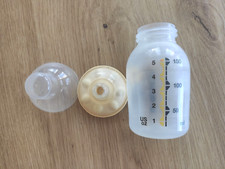 MEDELA Milchflasche 150ml mit Calma Sauger BPA-frei für gesamte Stillzeit