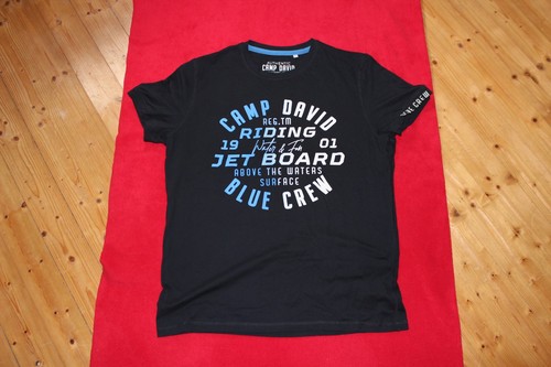 Camp david shirt - camp, blau