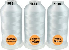 3er Set Polyester Stickgarn