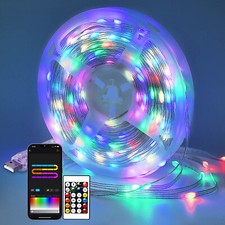 15m 30m Bluetooth APP WS2812B RGB IC LED String Fairy Lights Lichter Nachtlicht