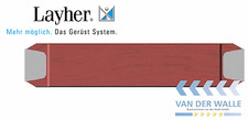 LAYHER FAHRGERÜST ROLLGERÜST STIRNBORDBRETT 0,75 M