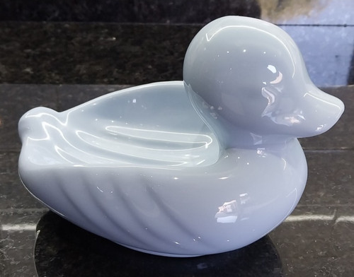 Hellblau keramik ente - hellblau,
