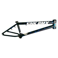 Kink Curb BMX Rahmen 20 Zoll mit 20" Oberrohr Schwarz Blood Blue