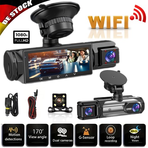 1080p kanal dashcam auto - 1080p, 3-kanal