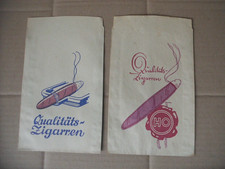 2 alte Zigarrentüten, Qualitätszigarren, HO,Konsum, DDR