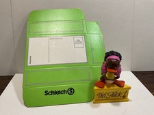 Alfred J. Kwak Schleich Sockel Figur mit Figurengrüsse Schachtel: Viel Glück