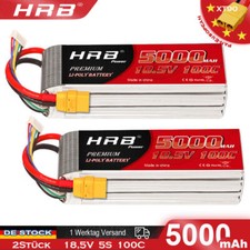 2Stück 5s 18,5V 5000mAh XT90