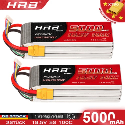 2stück 5000mah xt90 - 2stück,