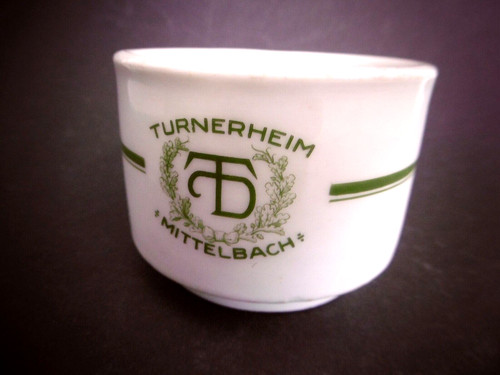 Alte kaffeetasse turnerheim - kaffeetasse,