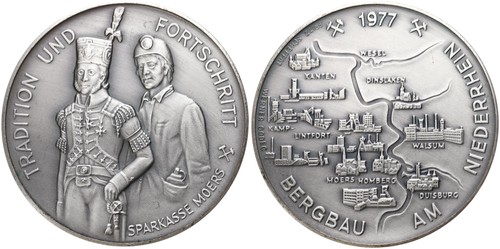Medaille bergbau am - medaille,