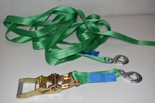 Conacord-Zurrgurt/-Spanngurt 35 mm x 7,7 m mit Ratsche und Spitzhaken, wie NEU