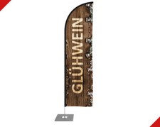 Beachflag GLÜHWEIN Werbefahne