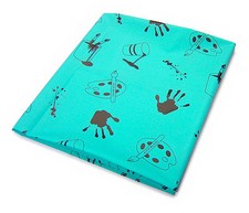 Extra große Basteln & Malen Kunststoff Tischabdeckung unordentlich Spritzmatte 1,5m quadratisch