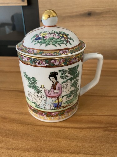Asiatische porzellan tasse mit - porzellan-tasse,