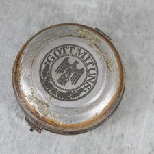 alte Blechdose Deckeldose mit