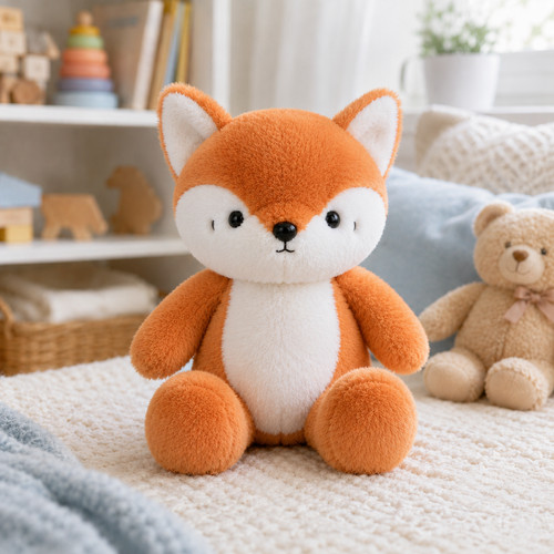 Plüschtier fuchs grau - plüschtier,
