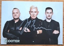Scooter Orig Autogramm signiert Techno H P Baxxter Tour 2024 - AK