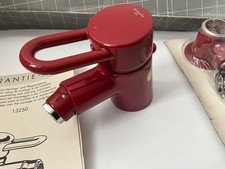 Hansgrohe Axor Uno   Bidet-Armatur  in Rot  80 -90 er Jahre,Rarität