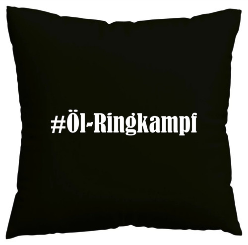 Kissenbezug öl ringkampf i - kissenbezug, #Öl-ringkampf
