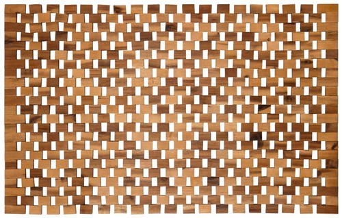 Holz badvorleger holzmatte - holz,