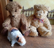 Teddybären 2 Stück und "Swinny" Meerschweinchen von Steiff 