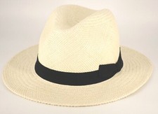 Panamahut Herren original Ecuador von Faustmann Größen 56, 57, 61 natur hell