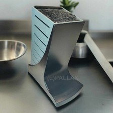 TUPPERWARE CHEF-SERIE PRO SILIKON MESSERBLOCK SCHWARZ GRAU SONDERMODELL