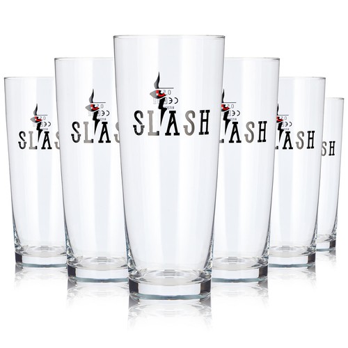 Slash bier glas - glas, becher