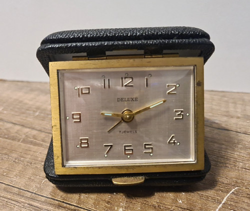 Vintage deluxe reisewecker - reisewecker, 7