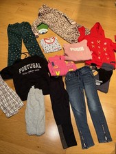 Mädchen Kleiderpaket Gr. 128 Advent puma adidas Sweatshirt Hose Herbst Pullover