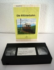 Eisenbahn Video VHS Kassette Bergbahnen " Die Rittnerbahn"von 2001