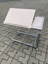 Beistelltisch Betttisch mit höhlenverstellbarer Tablettablage fahrbar