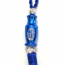 Spiegelanhänger Allah Mohammad saw Autoanhänger islamische Dekoration blau