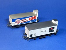 H0 Märklin 2 Güterwagen Knirps Solingen und Aktienbrauerei Cluss