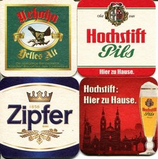 4 Bierdeckel - 1 x Auerhahn -