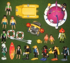 Playmobil Konvolut Wassersport Taucher Surfer Tauchglocke