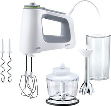 Braun Handmixer Handrührgerät  MULTIMIX 5 HM 5137 mit PÜRIERSTAB MESSBECHER NEU