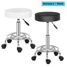 FCH Rollhocker Arbeitshocker Hocker Drehhocker Kosmetikhocker Höhenverstellbar