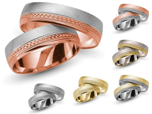 Paar trauringe gold 333 - 1,