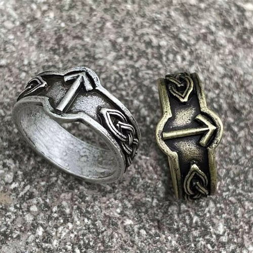Wikinger runen ring - damen, &