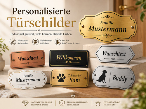 Türschild selbstklebend - türschild,