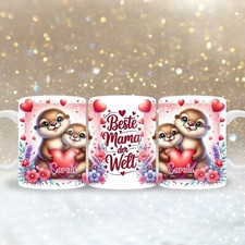 Tasse beste Mama der Welt mit Name personalisierbar, Geschenke Muttertag 